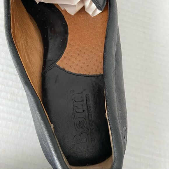 Born Men’s Black Leather Driver Shoes Casual Comfort Loafers Moccasins Size 11.5 - Picture 9 of 12